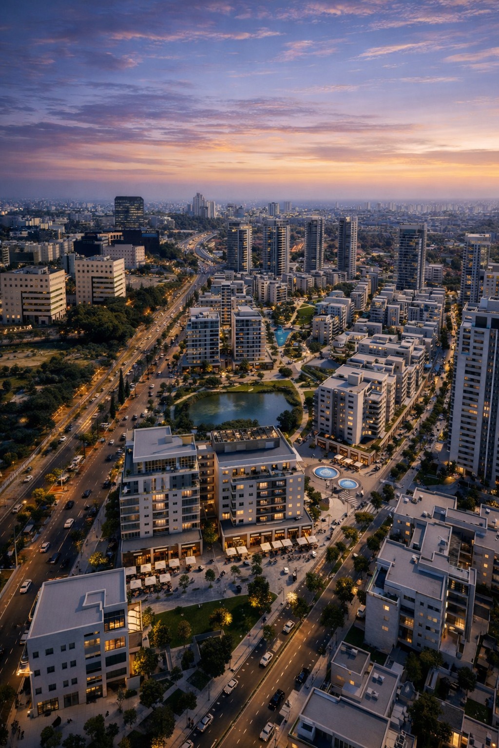 שעת השקיעה במתחם